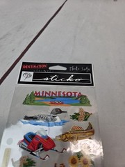 Minnesota Assorted Brands Sticker Lot 3-D Fishing, Epoxy Maps, Activities NEW