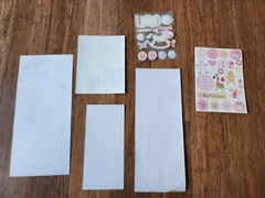 Vintage Lot Scrapbook Stickers Baby Girl Mixed Various Baby Theme Partials #4