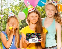 Happy Birthday Cake Recognition Awards, Kids Classroom Certificate Card Gift