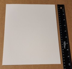 35 – 8″x10″ White Cardboard 200gsm Thick Paper Cardboard Sheets – 35 Count Pkg