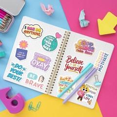 200PCS Motivational Stickers, Positive Affirmation Stickers for Kid Teen Adult