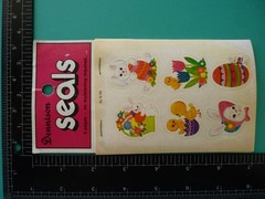 Vintage 80’s Dennison Stickers (23) Complete Sheets (1) Partial-Dogs Cars Mice