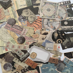 TIYPKE 200 Vintage Aesthetic Stickers for Journaling and Scrapbooking