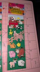 Vintage Stickers OTC Lot 2 Packs Farm Animal Stickers