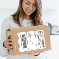 Versatile 25 Pack Matte Sticker Paper with Permanent Adhesive for DIY & Shipping