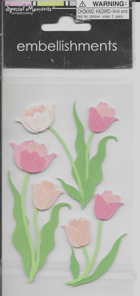 Tulips Tulips Flower Spring Pink Petal Bloom Grow Special Moments Stickers