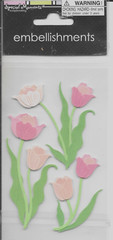 Tulips Tulips Flower Spring Pink Petal Bloom Grow Special Moments Stickers