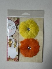 Webster’s Pages Let’s Celebrate Set 12×12 Paper, Flowers Trim Petals Scrapbook