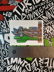 Vintage Stickers Wile E. Coyote Prism Vending Machine Sticker VTG 85