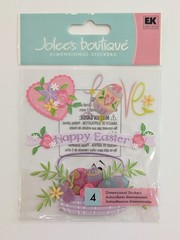 RARE Jolee’s Happy Easter Love Eggs Basket Scrapbooking Stickers