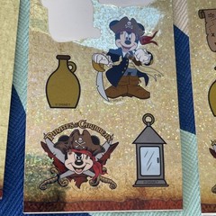 Lot Of Stickers From Early 2000s Disney Pirates Of The Caribbean Mickey Minnie