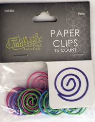 Fiddlestix Paperie CIRCULAR Paper Clips – 15 pcs