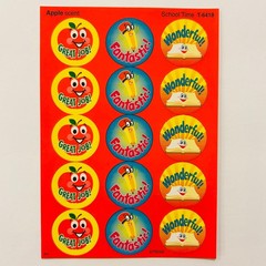 Trend Scratch n Sniff Scented Stickers CHOCOLATE | APPLE | GRAPE | ORANGE Scents