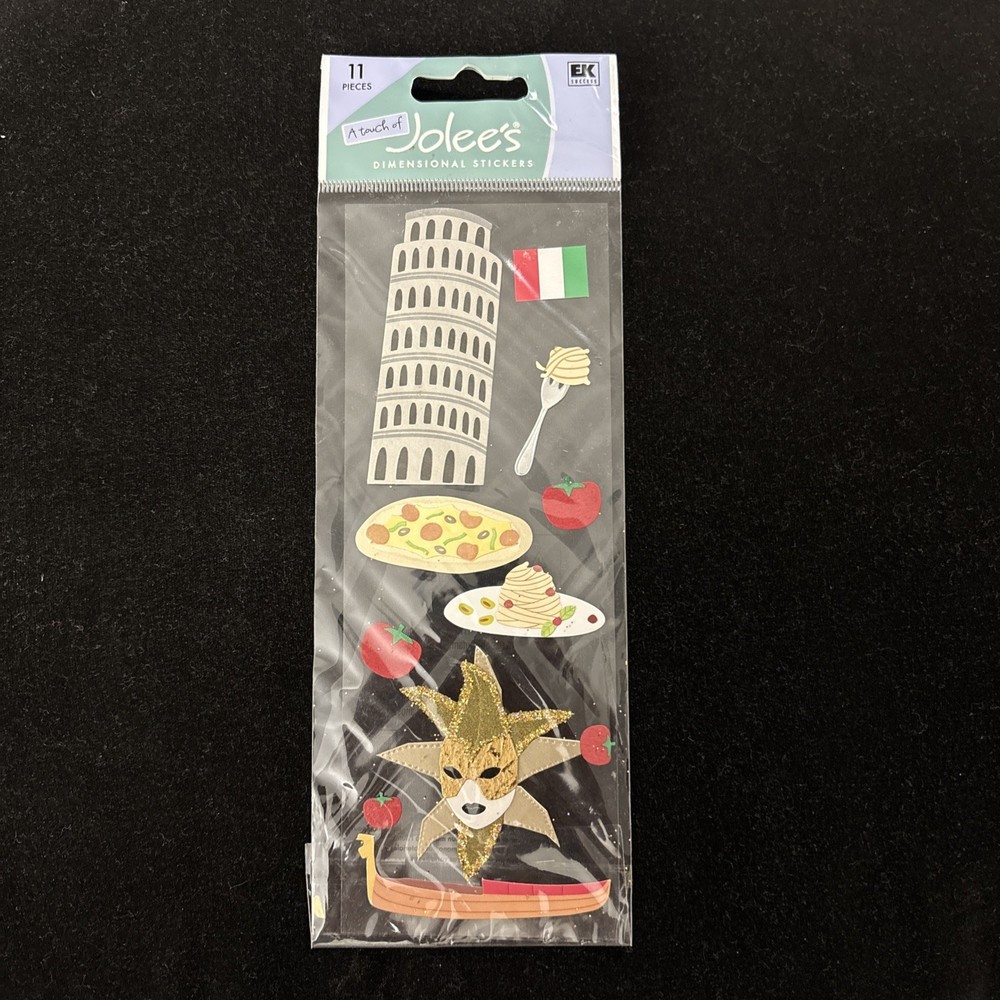 Jolee’s ITALY Scrapbook Dimensional Stickers TRAVEL VACATION