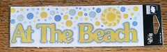 CLOUD 9 By Fiskars Epoxy Shapes Rain Drop ~At The Beach ~ 3D Scrapbook Stickers