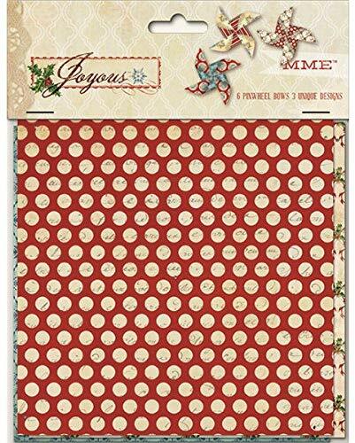 Joyous Decorative Pinwheel Bows 6/Pkg-