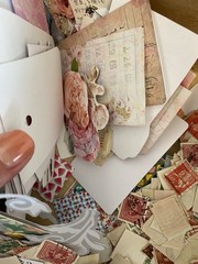 25 Piece Ephemera Lot Junk Journal Grab Bag Scrapbooking Supplies