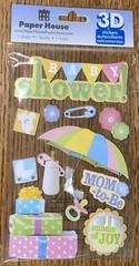 Paper House Baby Shower Party Gifts Mommy To Be Bundle Of Joy Scrapbook Stickers