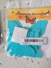 Crafter’s Square Butterfly Stickers Craft 48 total bonus butterfly necklace NEW