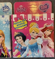 600 Pcs Disney Princess Self Adhesive Stickers, Elsa, Anna, Frozen, 30-Designs