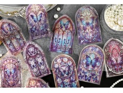 10Pcs Manor Secret Series PET Decorative Stickers Pack DIY Scrapbooking Supplies