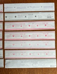 14 Sheets Mrs. Grossman’s Design Lines 12 x 2 Border Stickers 1997 1998 2001