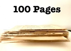 Vintage Book Pages Mixed Lot Huge Grab Bag. 1900-1979. Crafts, Scrapbooking, Art