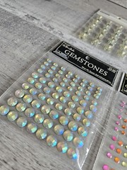 Sticker Lot Gemstones Scrapbooking 3D Stickers Butterflies Bling Spring #117