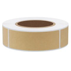 1×3 Inch Color-Code Labels Kraft Sticker Rectangle 500 Labels Per Roll (Kraft)