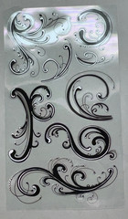 Borders Flourishes Trim New Stickers Sticker Packs Sheets You Choose YOU PICK