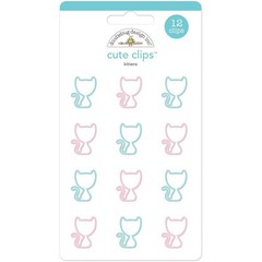 Doodlebug Cute Clips 12/Pkg Kittens