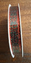Celebrate It Holiday Ribbon Bow-Tique-3/8 inch by 3 yards-61% Metallic 39% Nylon