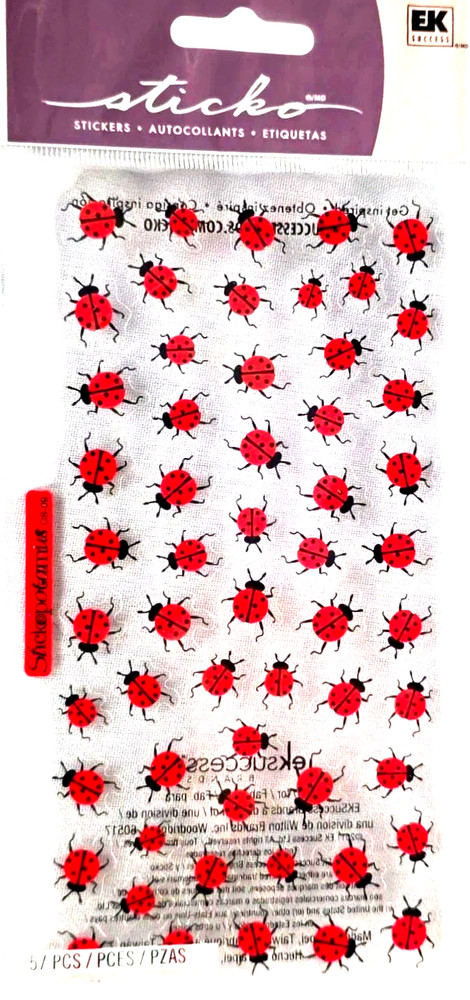 Ladybug Ladybugs Lady Bugs Insects Fly Away Home Sticko Stickers