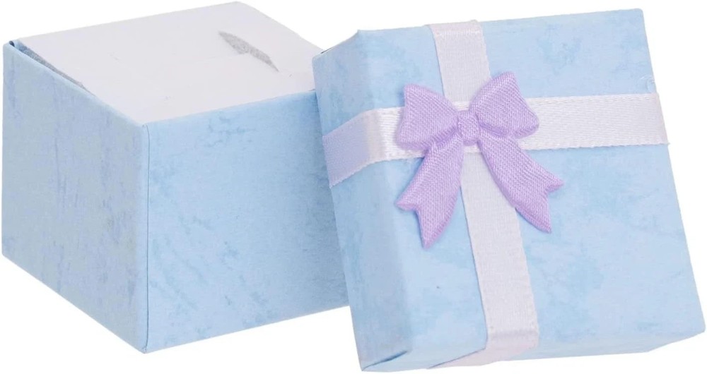 Juvale Ring Boxes Bulk Set – 24-Pack Multi-Color Square Cardboard, 1.6 x 1.2 x 1