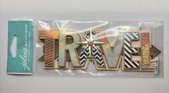 Jolee’s Boutique TRAVEL TITLE Scrapbooking Sticker