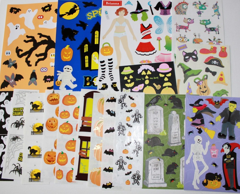 Mrs. Grossman sticker sheet You Choose – Halloween