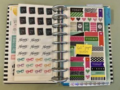HUGE Lot of Happy Planner Stickers Over 140 Pages Of Stickers & 2 Binders