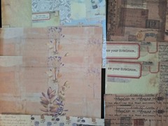 100 Pc Scrapbooking JJ Craft Ephemera Papers Vintage Art Collage Revisited