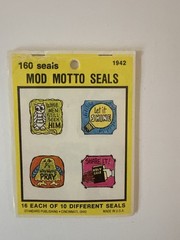 Vintage MOD MOTTO Seals Book Standard Publishing Ephemera 130 Seals Religious