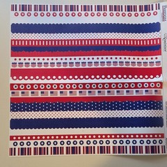 Navy themed scrapbook kit