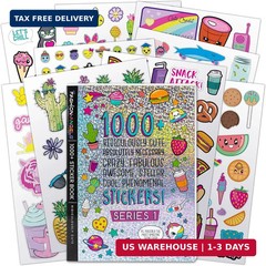 Fashion Angels 1000+ Ridiculously Cute Stickers | 40-Page Sticker Book, Fun Craf