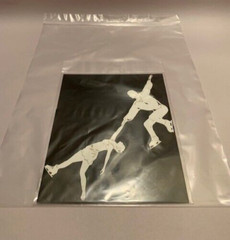 Vintage Scrapbook Ice Skate Paper Stamping Station Olympics Skating MCM 1950s