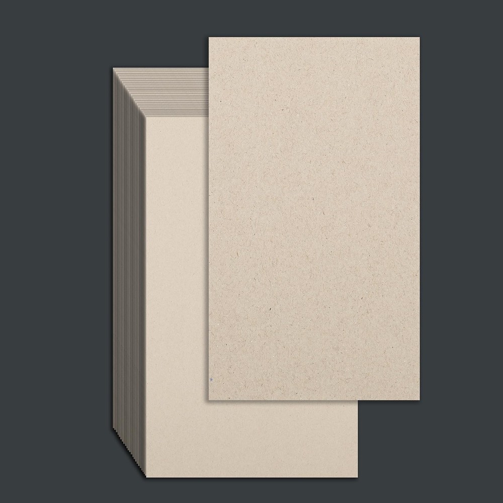 25 Pcs Book Board, Binder Board, Cover Board, Heavy Duty Chipboard for Book B…