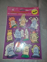 Vintage American Greetings Halloween Forget Me Not Self-Adhesive Stickers
