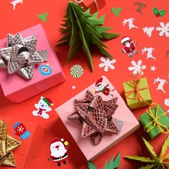 Winlyn 522 Pcs Bulk Assorted Christmas Stickers Christmas Crafts Foam Self-Adhes
