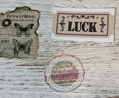 6Pc Vtg Ephemera Pack For Scrapbook Junk Journal Mixed Media Card Toppers Crafts