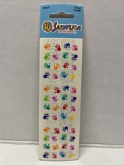 Sandylion Handprint Mini Multicolor Stickers Mylar PMY334
