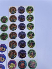 Vintage Stickers Scratch N Sniff Gordy Pine Popcorn Coconut 104 Stickers