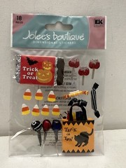 NEW Jolee’s Boutique Fall Halloween Candy Trick or Treat Stickers EK Success