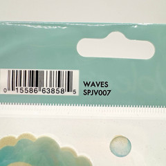Jolee’s Vellum Stickers WAVES SPJV007 Dimensional Stickers 12 Pcs. NEW